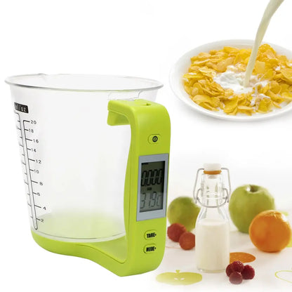 Digital Kitchen Scale Measuring Cup